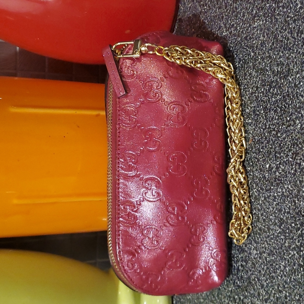 Gucci Monogram Bag Pouch Wristlet